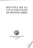 Revista de la Universidad de Buenos Aires
