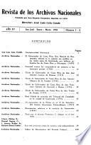Revista de los Archivos Nacionales