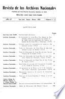Revista de los Archivos Nacionales