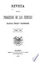Revista de los progresos de las ciencias exactas, fisicas y naturales