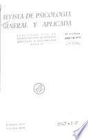 Revista de psicologia general y aplicada