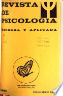 Revista de psicologia general y aplicada