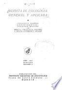 Revista de psicologia general y aplicada