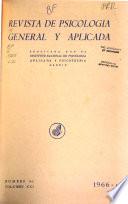 Revista de psicologia general y aplicada