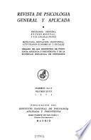 Revista de psicologia general y aplicada