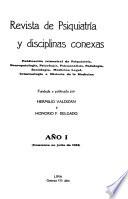 Revista de psiquiatría y disciplinas conexas ...