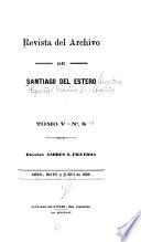 Revista del Archivo de Santiago del Estero