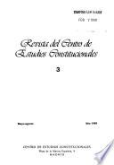 Revista del Centro de Estudios Constitucionales