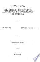 Revista del Centro de Estudios Históricos y Geográficos de Cuenca