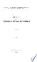 Revista del Instituto de Historia del Derecho