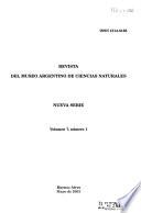 Revista del Museo Argentino de Ciencias Naturales