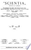 Revista di scienza, organo internazionale di sintesi scientifica