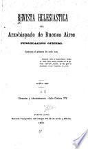 Revista eclesiástica del Arzobispado de Buenos Aires