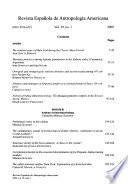 Revista española de antropología americana