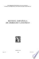 Revista española de derecho canónico