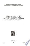 Revista española de derecho canónico