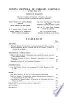 Revista española de derecho canónico
