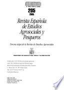 Revista española de estudios agrosociales y pesqueros
