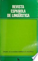 Revista española de lingüística