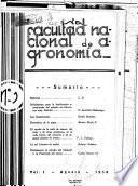 Revista, Facultad Nacional de Agronomía
