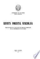 Revista forestal venezolana