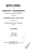 Revista general de legislación y jurisprudencia