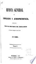 Revista general de legislación y jurisprudencia