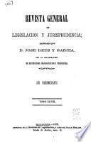 Revista general de legislación y jurisprudencia