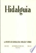 Revista Hidalguía número 210. Año 1988