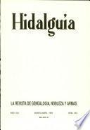 Revista Hidalguía número 243. Año 1994