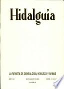 Revista Hidalguía número 316-317. Año 2006