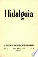 Revista Hidalguía número 4. Año 1954