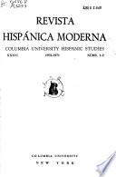 Revista hispánica moderna