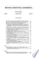 Revista hispánica moderna