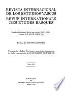 Revista internacional de los estudios vascos
