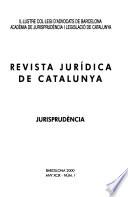 Revista jurídica de Cataluña, jurisprudencia