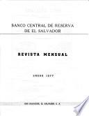 Revista mensual del Banco Central de Reserva de el Salvador