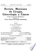 Revista mexicana de cirugía, ginecología y cáncer