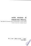 Revista mexicana de derecho penal