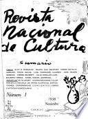Revista nacional de cultura