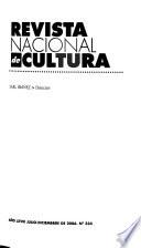 Revista nacional de cultura