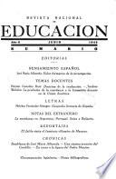 Revista nacional de educación. Junio 1942 