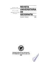 Revista universitaria de geografía