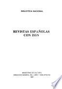 Revistas españolas con ISSN