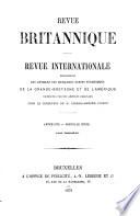 Revue britannique, ou: Choix d'articles traduits des meilleurs écrits périodiques de la Grande-Bretagne