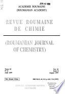 Revue Roumaine de Chimie