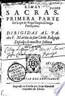 Rimas sacras. Primera parte, de Lope de Vega Carpio...