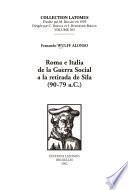 Roma e Italia de la Guerra Social a la retirada de Sila (90-79 a.C.)