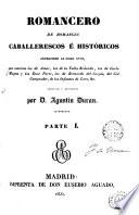 Romancero de romances caballerescos é históricos anteriores al siglo XVIII ...