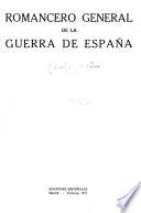 Romancero general de la guerra de España